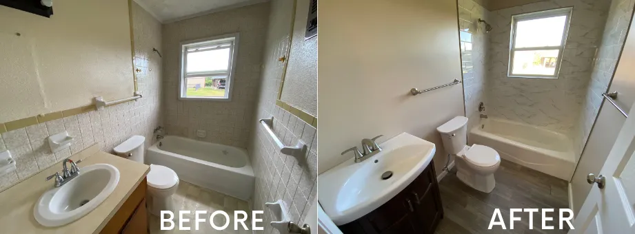 Bathroom remodel project