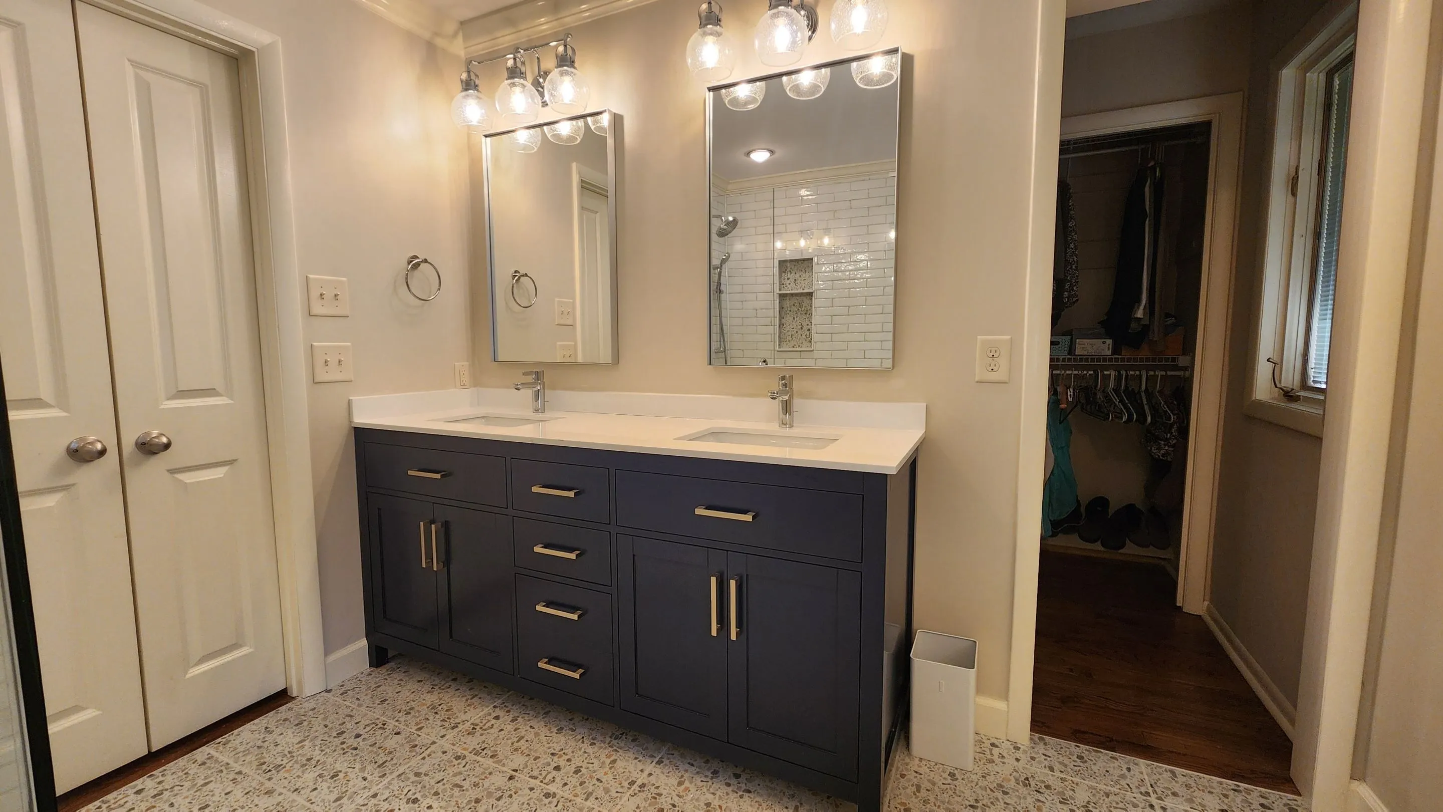 Bathroom remodel project