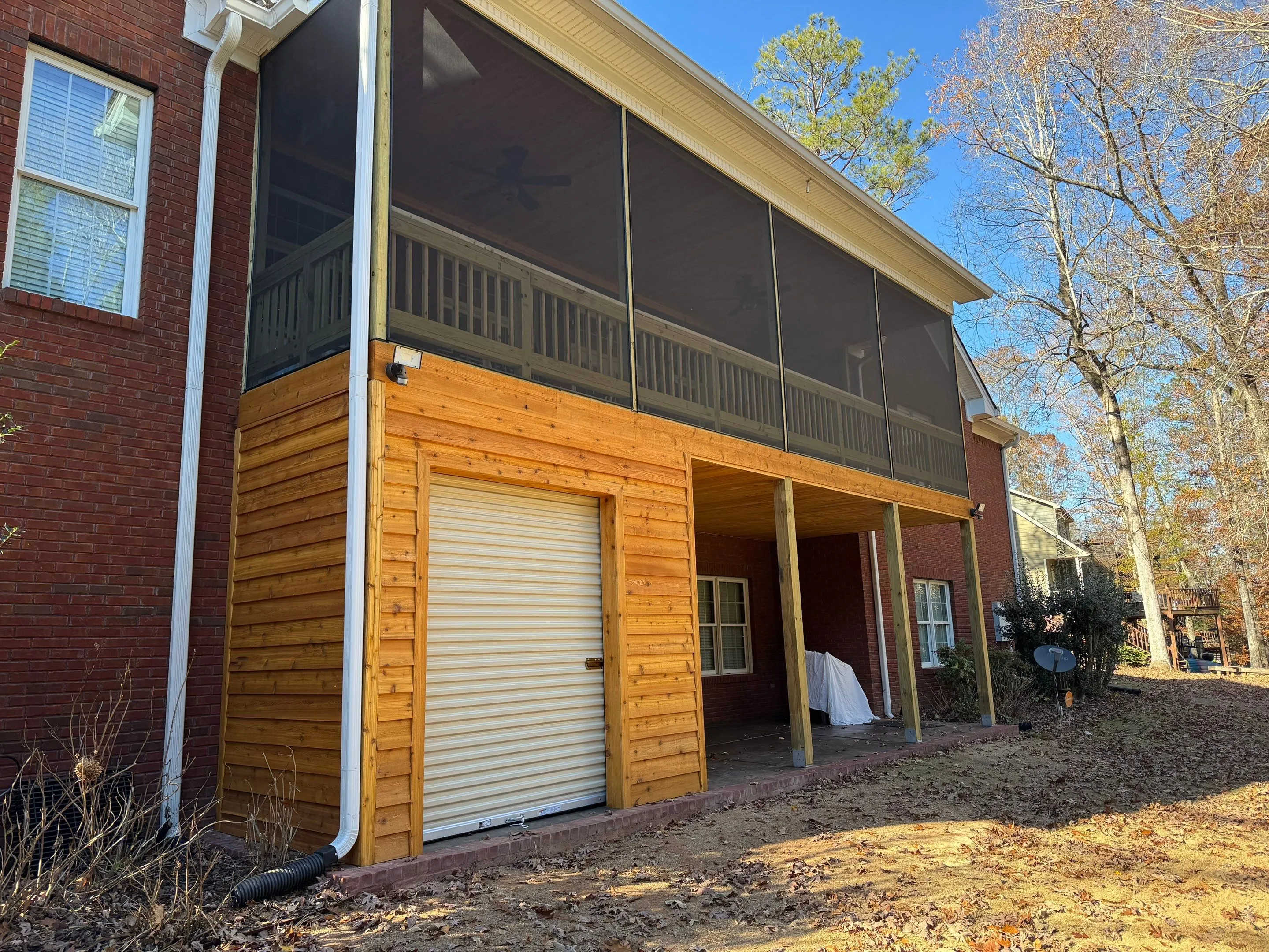 Screened-in porch project